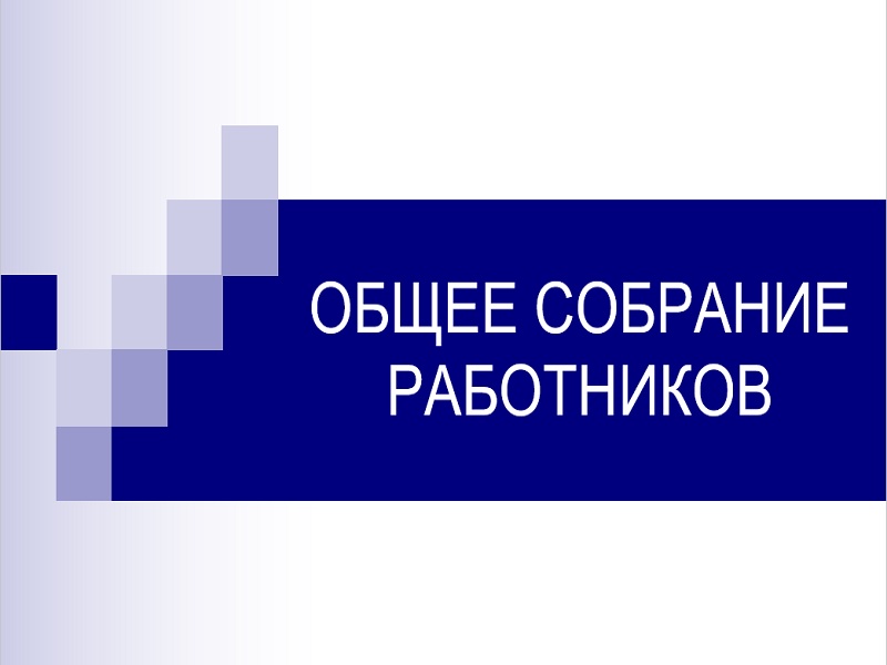 Общее собрание работников.